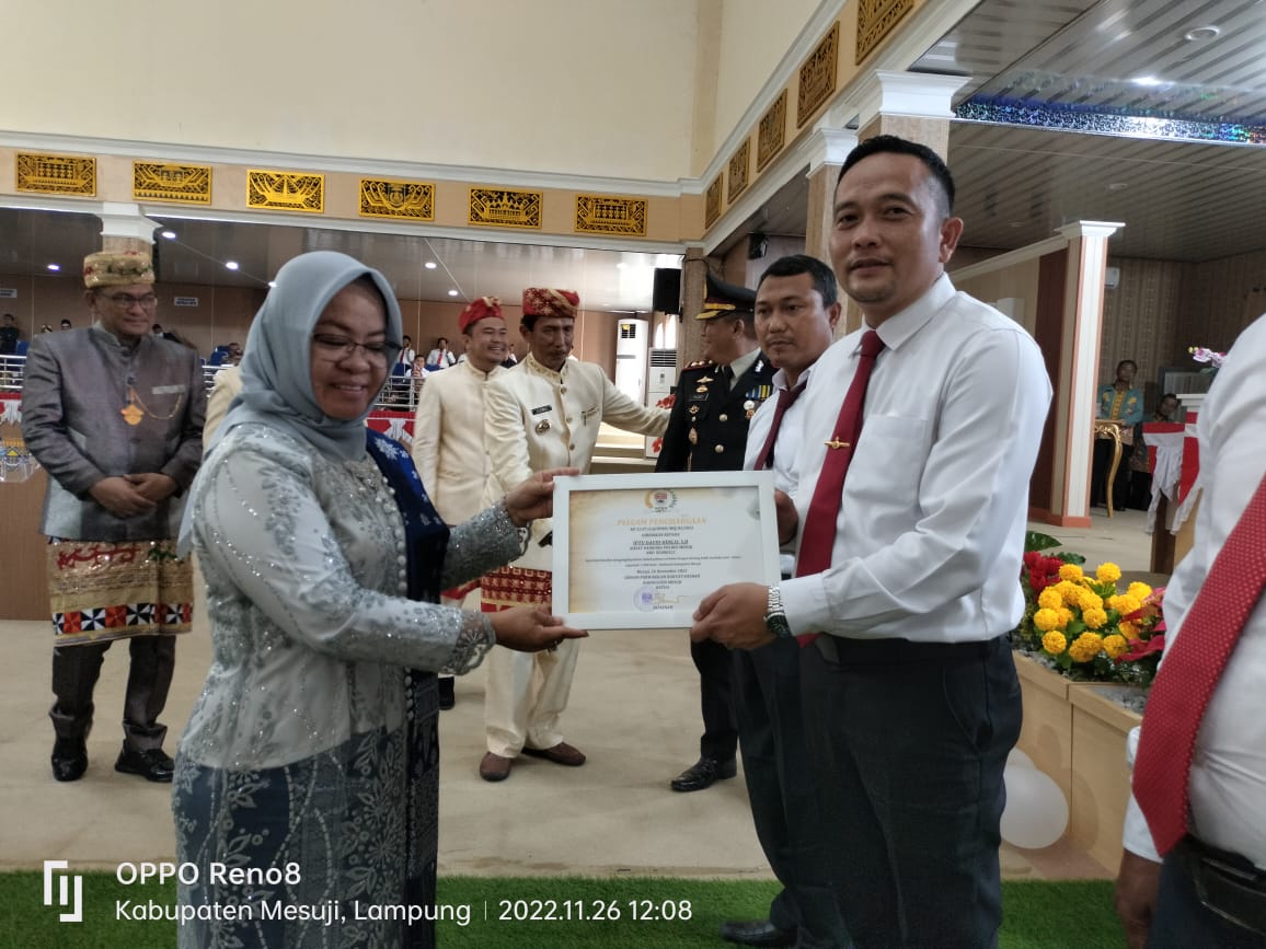 Hebat! Polres Mesuji Mendapatkan Dua Penghargaan Sekaligus